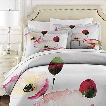 Amazon Com Poppy Comforter Bedding Set Bedding Set Full 3 Pieces
