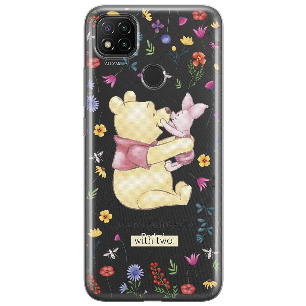 ERT GROUP mobile phone case for Xiaomi REDMI 9C original and officially Licensed Disney pattern Winnie the Pooh and friends 030 adapted to the shape of the mobile phone, partially transparent