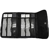 Biotouch Brow Stencil Kit &ndash; 160 Stencils, Brow Guide Rulers, Powder Compact, Pencil &amp; Stylish Pouch &ndash; Full Brow &amp; Hair Stroke Cutouts for Perfect Brows