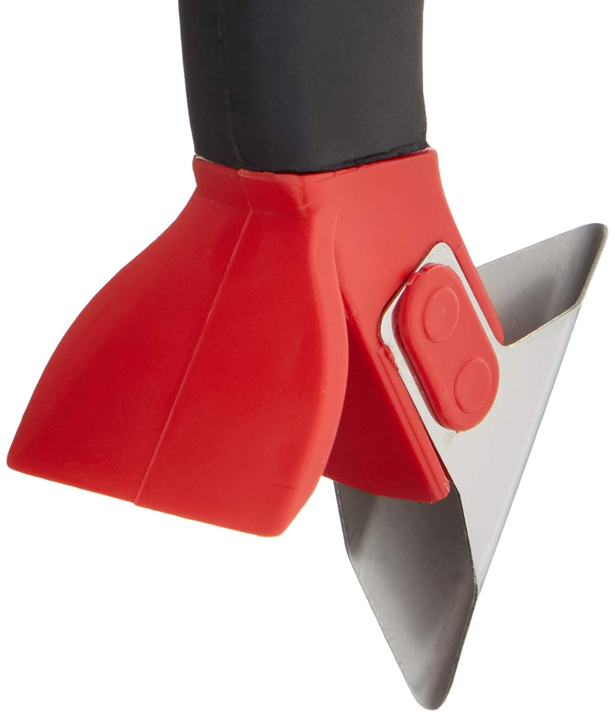 Amazon Basics 3-IN-1 Caulk Tool for Removal and Application, Black, red, Pack of 1 - Image 4