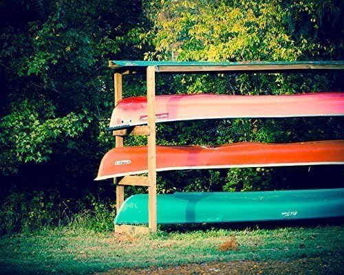 Canoes on the Lakeshore, Fine Art Photography Print, Caddo Lake East Texas, Nature Art