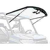 1/4 "3 in 1 Flip Windshield Set Compatible with 2013-2019 Polaris Ranger XP 900/XP 900 Crew UTV