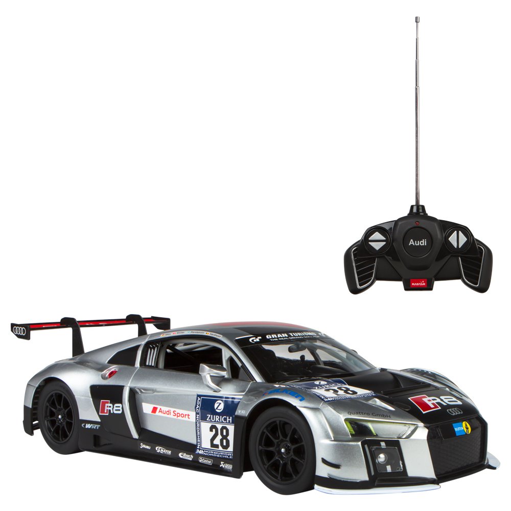 RASTAR Coche teledirigido : Audi R LMS Performance gris And negro Color