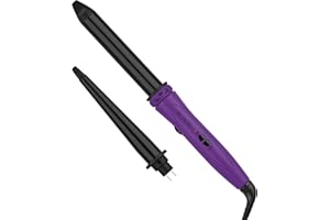 Revlon Interchageable Tourmaline + Ceramic Curling Wand, 1 inch and 3/4 to1 inch