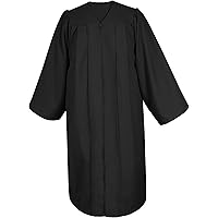 TngHui Unisex Matte Graduation Gown For High School,Choir Robes For Church, Judge - View #8