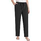 Weintee Women's Petite Cotton Pants with Pockets
