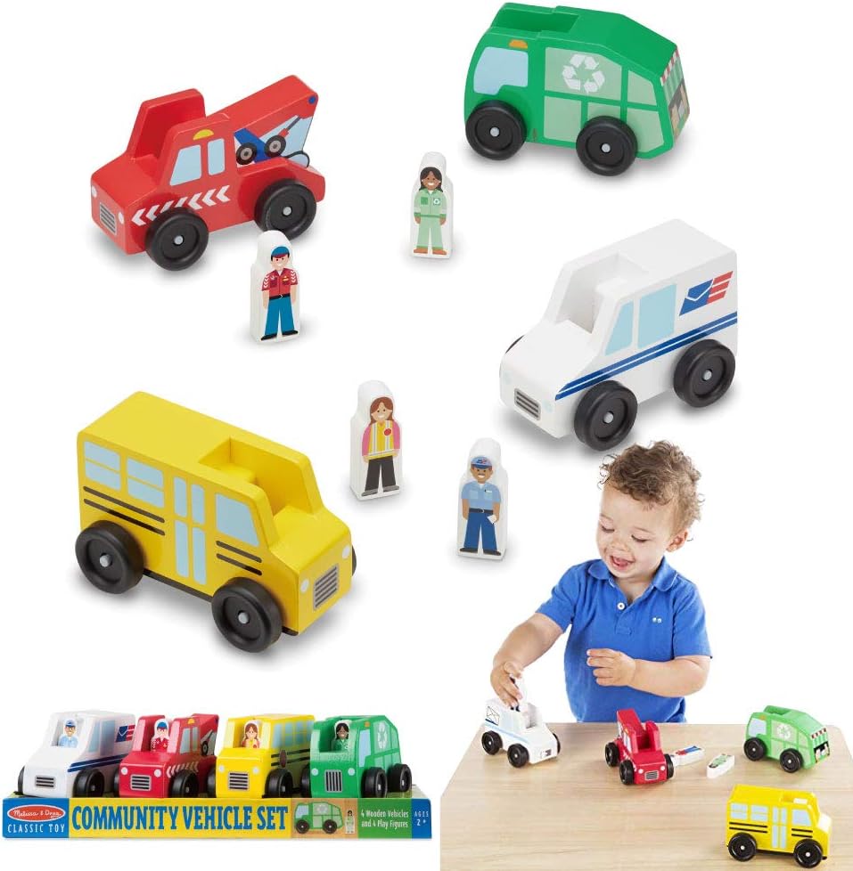 Melissa \u0026 Doug Community Vehicle Set 