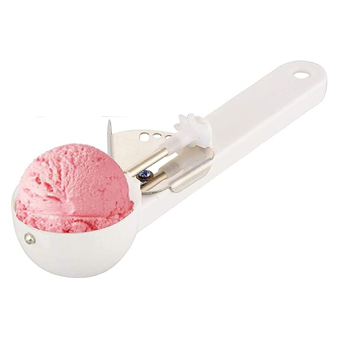 Buy BSITFOW Unbreakable Plastic Spring/Trigger Ice Cream Scoop Set of 1 Pc Online at Low Prices