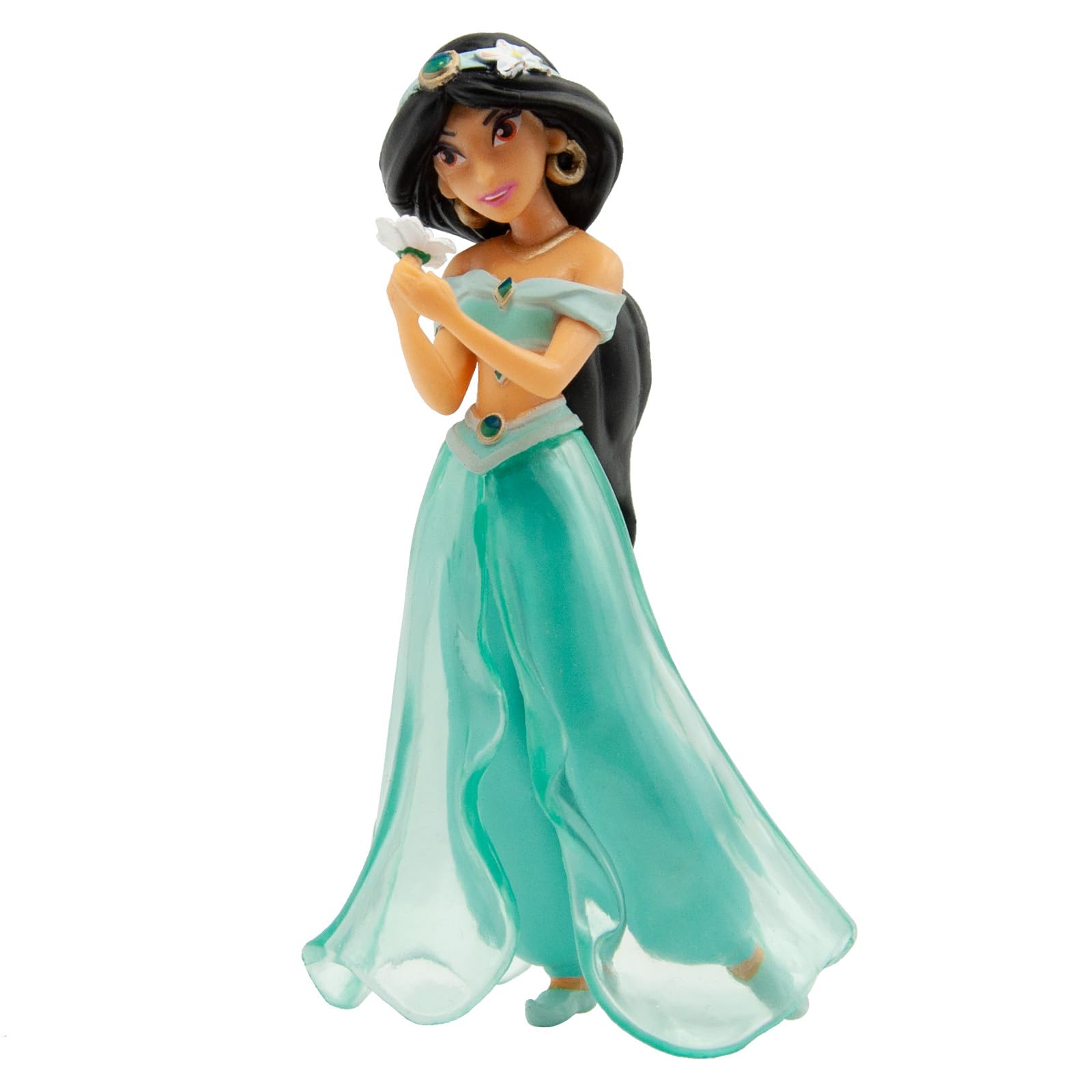 Bullyland 12455 Princess Jasmine Toy Figure from Walt Disney Aladdin, Approx. 9.7 cm, Accurate to Detail, Ideal as a Small Gift for Children from 3 Years