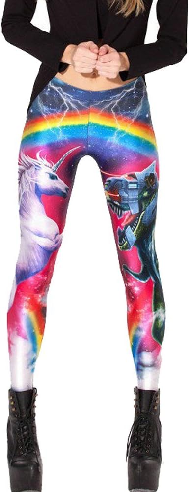 Home4Garden HG Fashion Digital Print Design Graphic Stretchy Leggings (Multicolor)