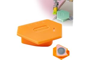 CHEFENSTY Magnetic Seam Guide for Sewing Machine,Polygonal Multifucntional Seam Guide Hemmer with Scale,Universal Seam Guide, Hemmer Guide,Sewing Accessories & Supplies (1pc)
