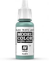 Vallejo Model Color Light Green Blue 17 ml Acrylic Paint Waterbased Non-Toxic