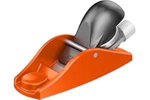 JORGENSEN 3.5" Mini Wood Planer - Mini Hand Planer for Woodworking, Block Plane, Small Hand Plane for Trimming, Manual Wood P