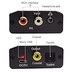 Tohilkel Analog to Digital Audio Converter for AUX