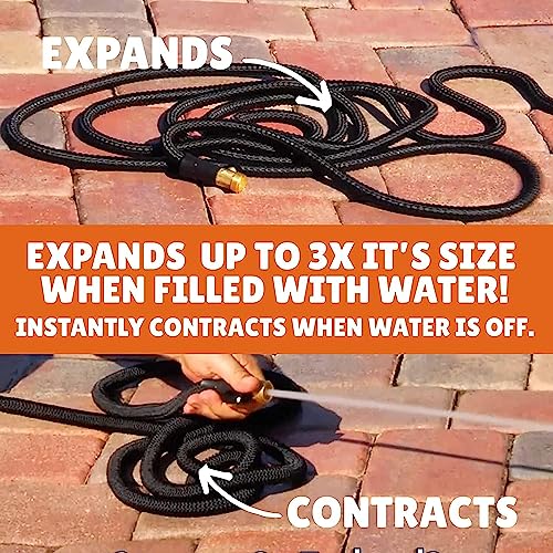 Xhose Pro Garden Hose, 50 Foot Expandable Garden Hoses, Tough