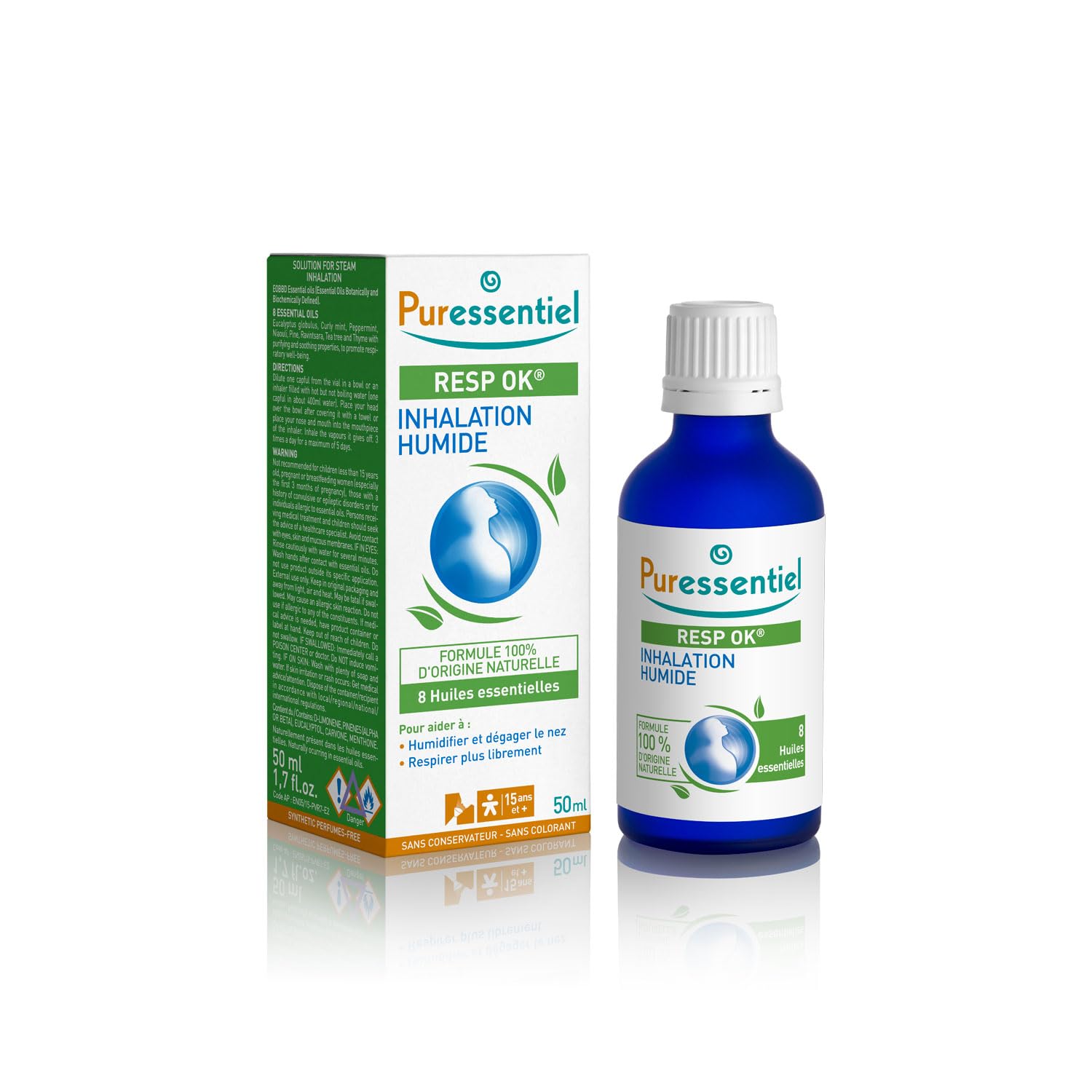 Puressentiel Respiratory Steam Inhalation, 50 ml