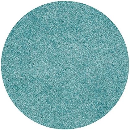 American Bright Solid Color Teal 6' Round - Area Rug
