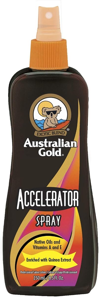Australian Gold Accelerator Spray 250ml Tanning Lotion Accelerator