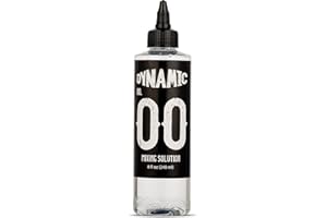 Dynamic Color Co.- No. 00 Tattoo Ink Mixing Solution, Premium Shading Solution Tattoo for Artists, Purest Hospital-Grade Water Mixed with Witch Hazel for Soothing Quality and Visible Smoothness (8)