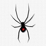 Stick'emAll Black Widow Car Window Motorcycle Decal