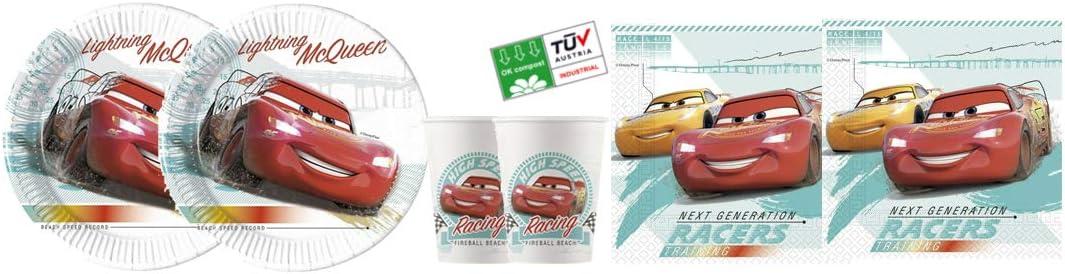 Irpot Kit - A Compostable Party Accessories Lightning McQueen Cars