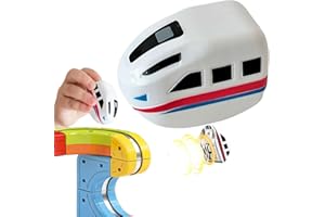 Replacement Magnetic Electric Train Cars, Rechargeable 3D Infinity Track Train Head for Only Magnetic Race Tracks,Cannot Oper