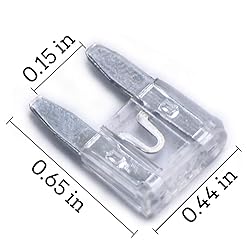 100 Pack Auto Fuses 25 AMP APM/ATM 32V Mini Blade