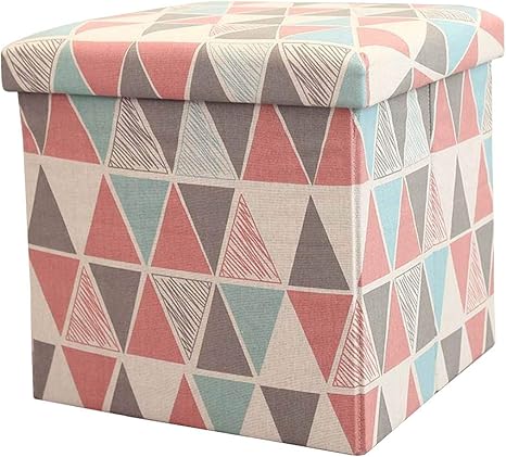 Amazon Co Jp ユリカー 収納 ボックス スツール 収納ケース 足置き 箱 小物収納 折りたたみ式 おしゃれ 座れる 乗り物 チェア 可愛い ソファ 簡単組立 玄関 簡易 家具 A 31 31 31cm ホーム キッチン