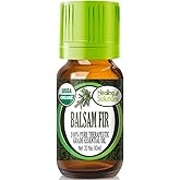 Healing Solutions Organic Balsam Fir Essential Oil – 0.33 oz (10ml) Pure, Undiluted Organic Balsam Fir Essential Oils for Diffuser