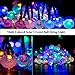 B-right Solar String Lights 25ft 40LEDs Crystal Ball Waterproof Outdoor String Lights Solar Powered Globe Fairy String Lights for Outside Garden, Yard, Home, Landscape, Party