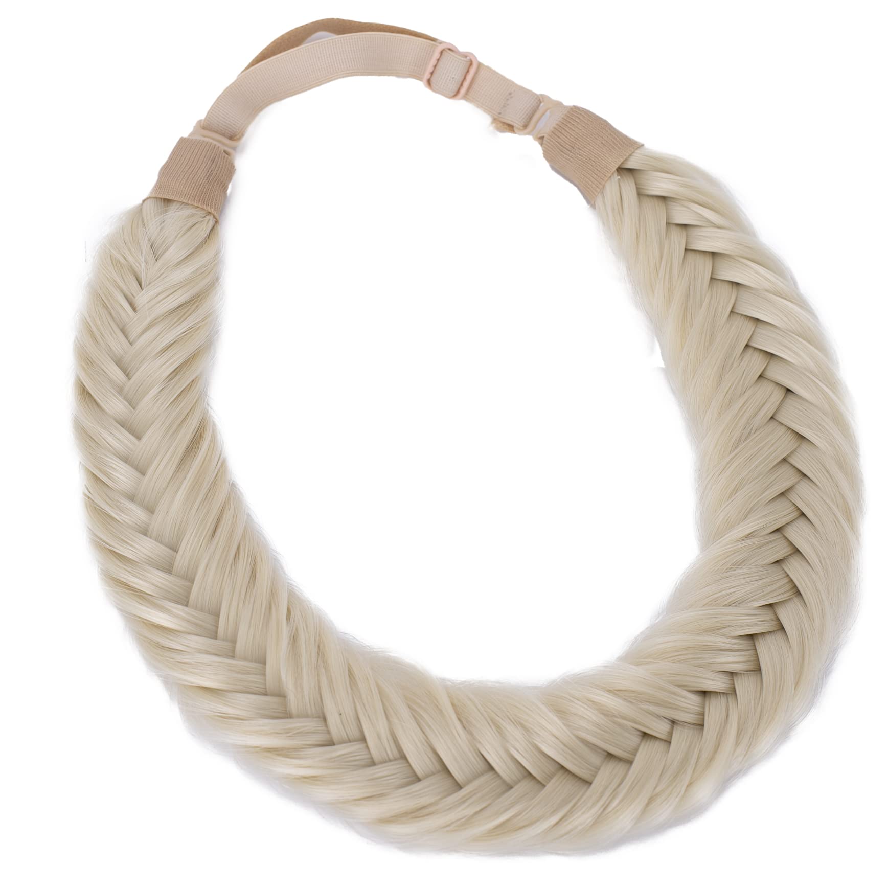 CAISHA Braided Hairpiece Hairband Headband Hair Accessories Platinum Blonde HZ304
