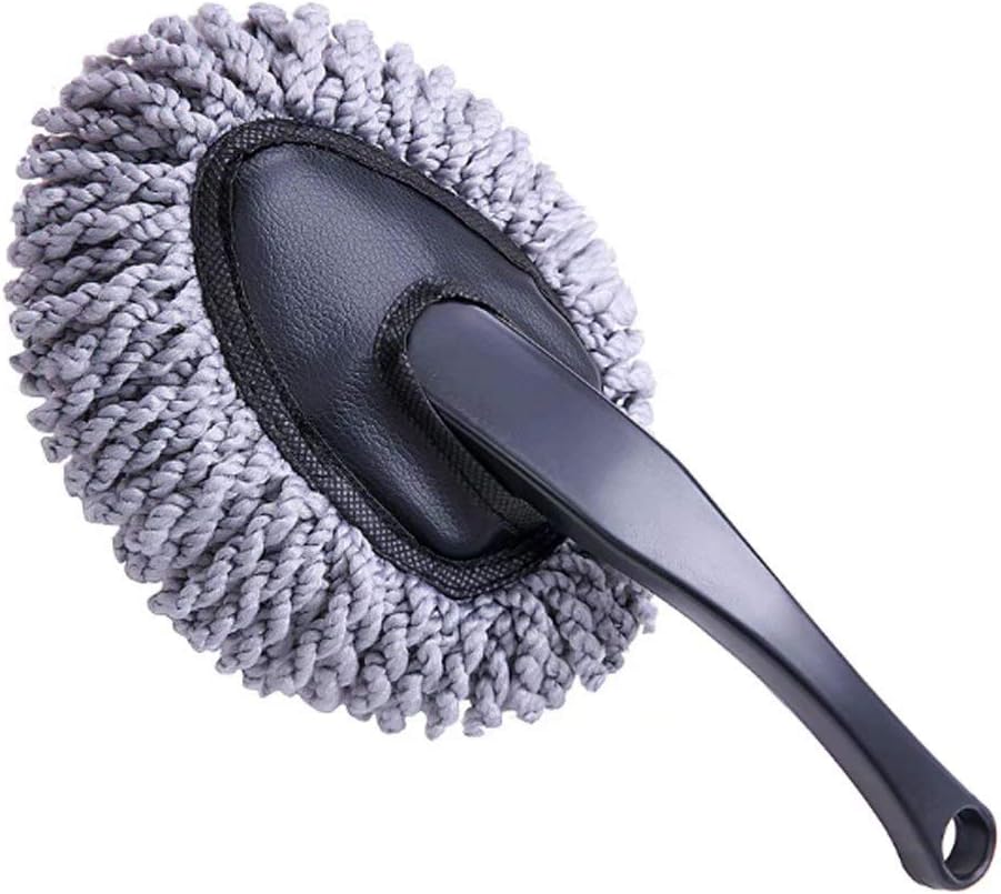 Shopping GD Multi-functional Car Duster Cleaning Dirt Dust Clean Brush Dusting Tool Mop Gray Car Cleaning Products: Automotive