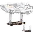 NAOCARD Acrylic Display Stand for (Back to The Future Time Machine Lego 10300) Car Building Block Model, Customised Collectio