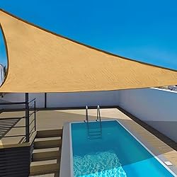 E.share 18' x 18' x 18' Triangle Sand UV Block Sun