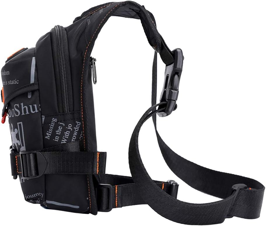 Tactical Waist Pack Outdoor Drop Leg Bag for Men Women Travel Sports Camping Fishing Motorcycle Cycling Military Thigh Hip Bum Belt Pouch Purse Navy - Image 4