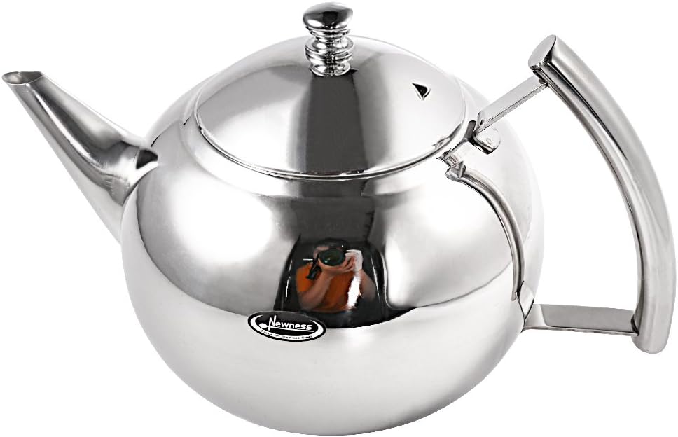 small stainless steel kettle