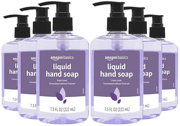 AMAZON BASICS ORIGINAL FRESH LIQUID HAND SOAP, 7.5...