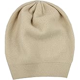 WaySoft 100% Cashmere Beanie for Women in a Gift Box, Oversized Women Beanie Hat