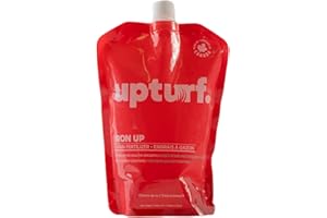 Iron Up Lawn Iron Treatment – Deep Dark Green Grass Colour – Fix Pale or Yellow Grass – Easy Hose-End Application in 15 Minut