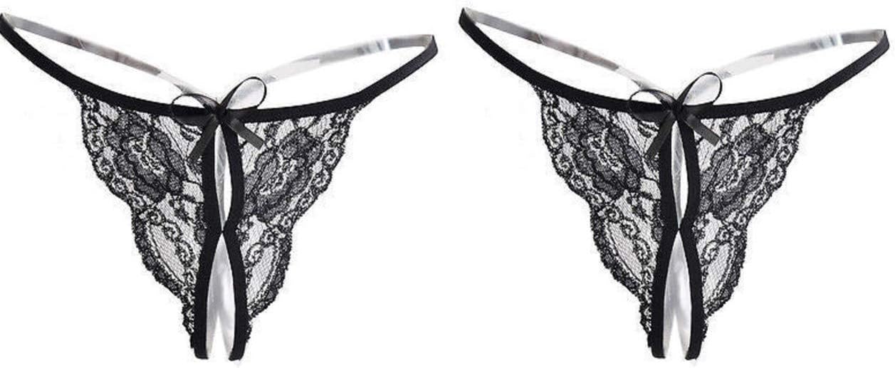 Women's Net G String Thong (Black)