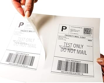 half sheet printer labels