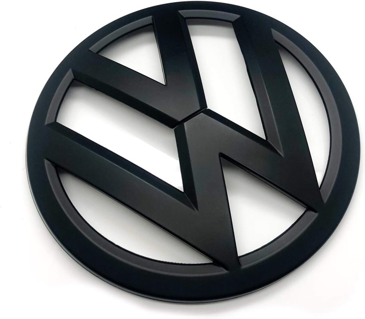 Matt Black Front Grill Bonnet Badge Emblem For Transporter T6 2016+ Size 175mm