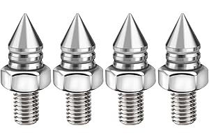 Tenlysound HiFi Speaker Spike Pads (M10) 4PCS Hi-end Stand Feet Audio Isolation Feet Audiophile Speaker Shock Absorber Resonance Reducer for Subwoofer CD DVD Player Audio Amplifier Recorder