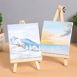 LUFEEMGA 16 Pack 20x25 cm Canvas Panels Acid-Free for Acrylic Oil Painting 8x10 view 5