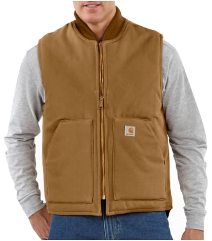 Carhartt mens Sherpa-lined Super Dux Relaxed Fit Sherpa Lined Vest