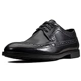 Clarks Men's Brogues, Black Black Leather Black