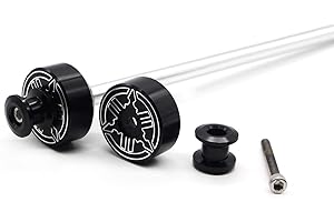 GUAIMI CNC Rear Swingarm Spools For MT-07 FZ-07 2014-2016-Black