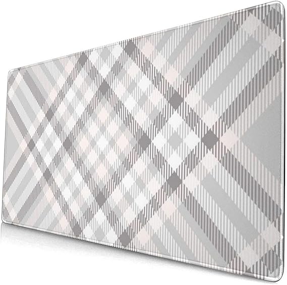 Tela Escocesa a Cuadros Patten Gris Rosa pálido 40 X 75 cm Alfombrilla