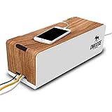 DMoose Cable Management Box, Hide Power Strips Loose Wires Behind TVs, Home Office, Computers, Desks, Entertainment Centers, 