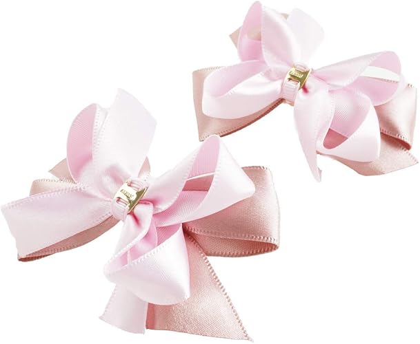 Amazon Co Jp Atk21 2点セット バイカラー ダブルリボン ヘアゴム ツインテール キッズ アクセサリー 卒業式 入学式 発表会 七五三 結婚式 パーティ レディース ヘアアクセサリー Pink ジュエリー